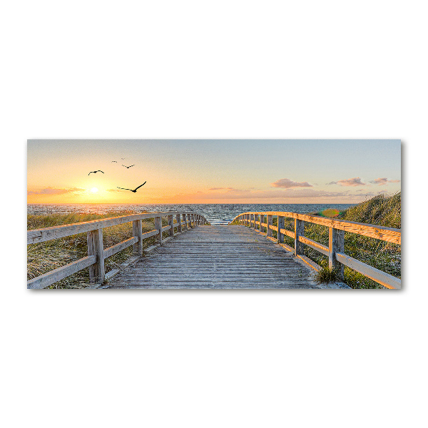 Foto in plexiglas Pad naar het strand