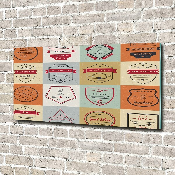 Foto plexiglas Skateboardborden