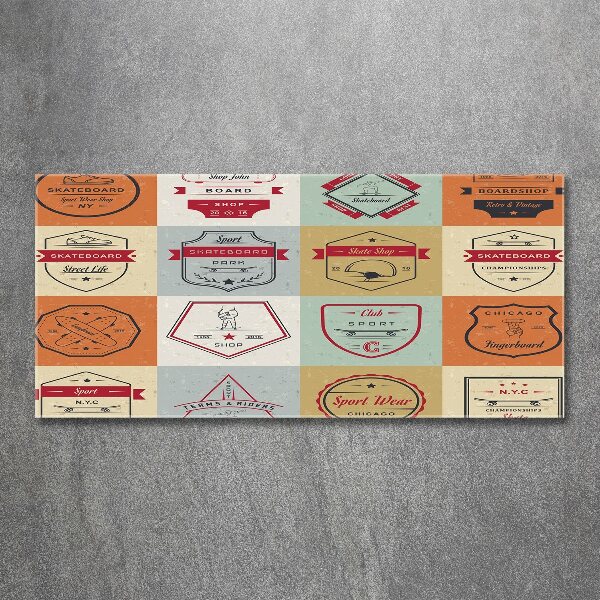 Foto plexiglas Skateboardborden