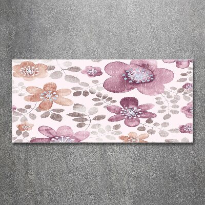 Foto op plexiglas Bloemenpatroon