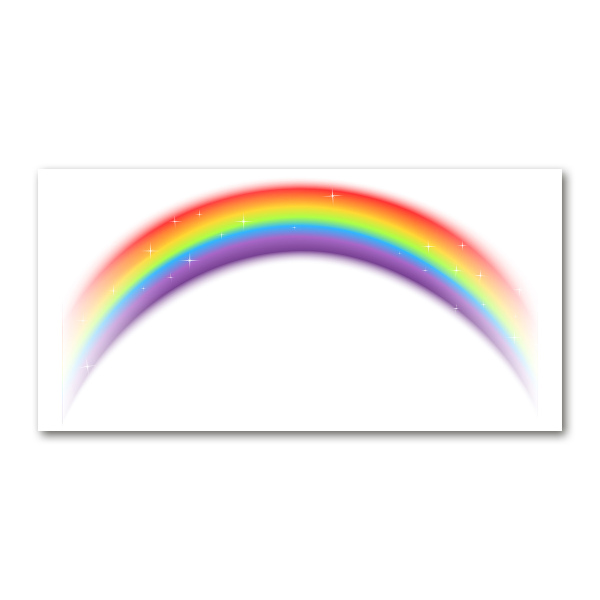 Plexiglas schilderij Regenboog