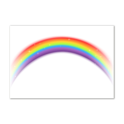 Plexiglas schilderij Regenboog