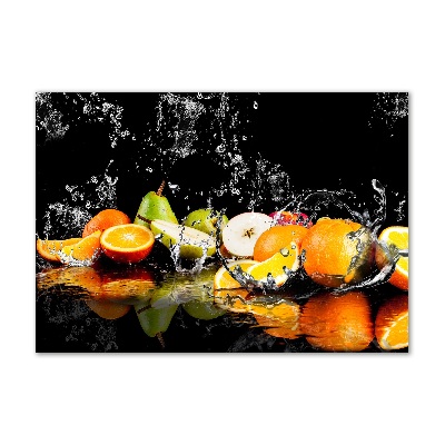 Foto in plexiglas Fruit en water