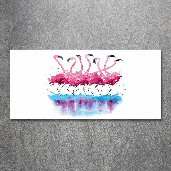 Plexiglas foto Flamingo's