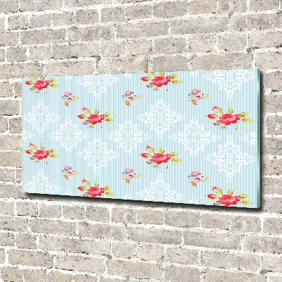 Foto in plexiglas Rozen en versieringen