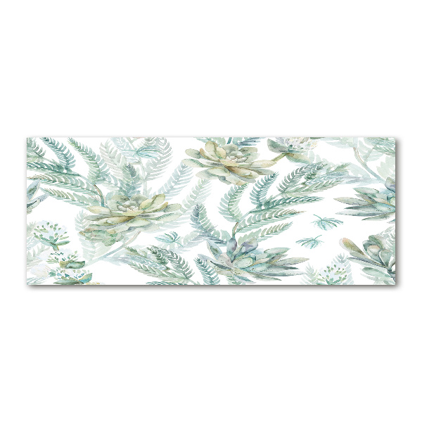 Foto in plexiglas Bloemen en bladeren