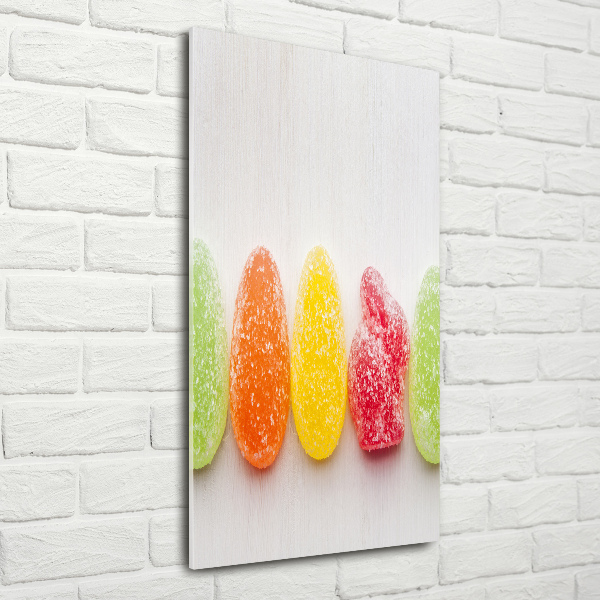 Staand plexiglas foto Kleurrijke jellybeans