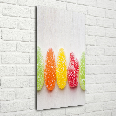Staand plexiglas foto Kleurrijke jellybeans