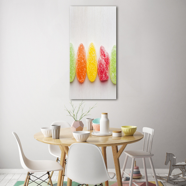 Staand plexiglas foto Kleurrijke jellybeans