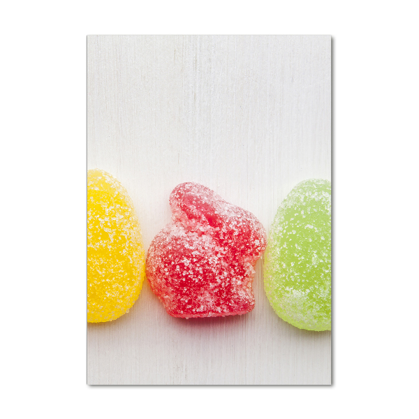 Staand plexiglas foto Kleurrijke jellybeans