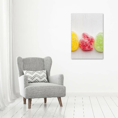 Staand plexiglas foto Kleurrijke jellybeans