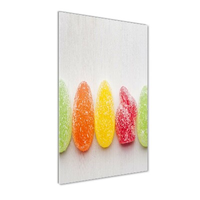 Staand plexiglas foto Kleurrijke jellybeans