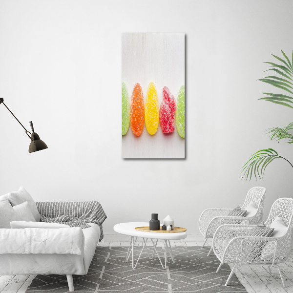 Staand plexiglas foto Kleurrijke jellybeans