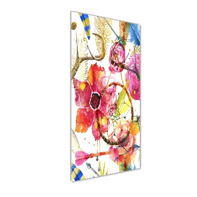 Staand foto in plexiglas Bloemen in boho-stijl