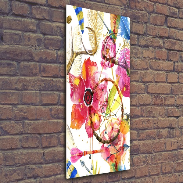 Staand foto in plexiglas Bloemen in boho-stijl