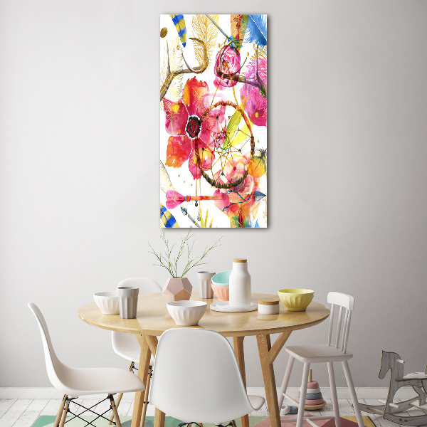 Staand foto in plexiglas Bloemen in boho-stijl