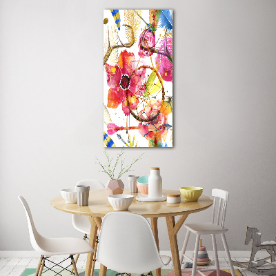Staand foto in plexiglas Bloemen in boho-stijl