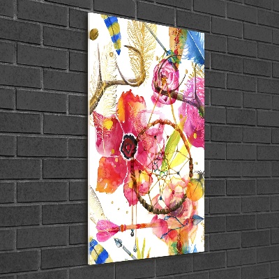 Staand foto in plexiglas Bloemen in boho-stijl
