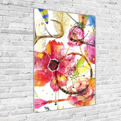 Staand foto in plexiglas Bloemen in boho-stijl