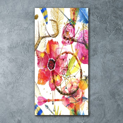 Staand foto in plexiglas Bloemen in boho-stijl