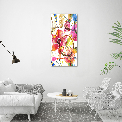 Staand foto in plexiglas Bloemen in boho-stijl