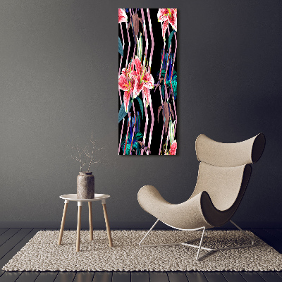 Staand foto op plexiglas Lelies achtergrond