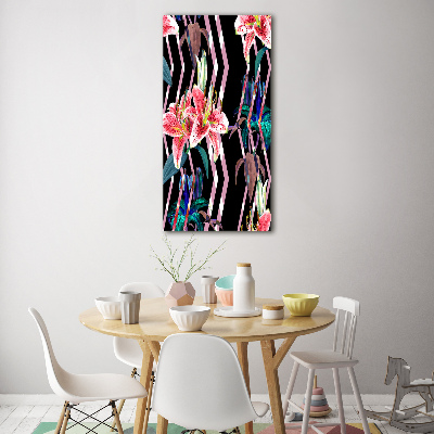 Staand foto op plexiglas Lelies achtergrond