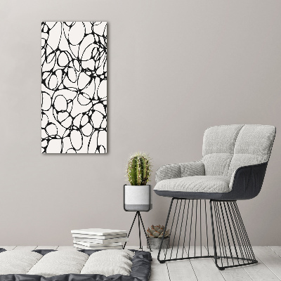 Staand foto op plexiglas Chaotische cirkels