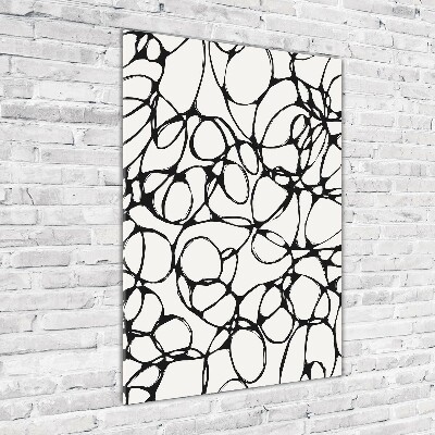 Staand foto op plexiglas Chaotische cirkels