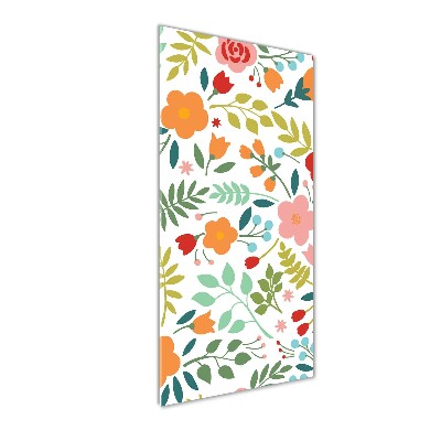 Staand foto in plexiglas Kleurrijke bloemen