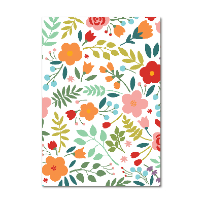 Staand foto in plexiglas Kleurrijke bloemen