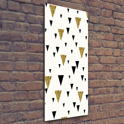 Staand foto plexiglas Achtergrond met driehoeken