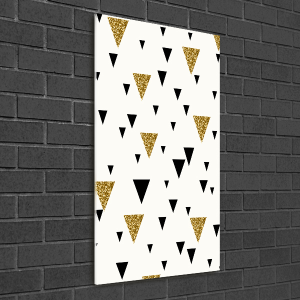 Staand foto plexiglas Achtergrond met driehoeken
