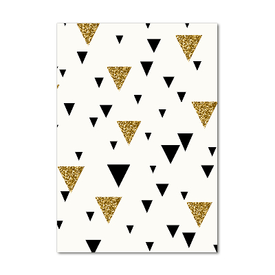 Staand foto plexiglas Achtergrond met driehoeken