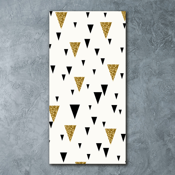 Staand foto plexiglas Achtergrond met driehoeken