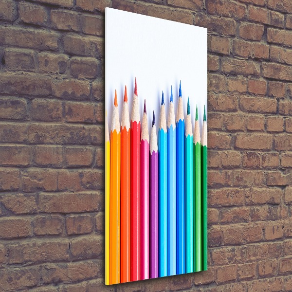 Staand foto in plexiglas Kleurpotloden