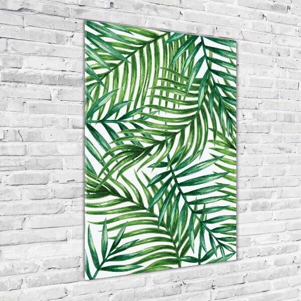 Staand foto op plexiglas Palmbladeren