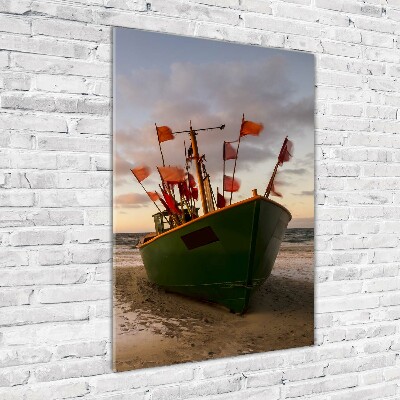 Staand foto op plexiglas Vissersboot