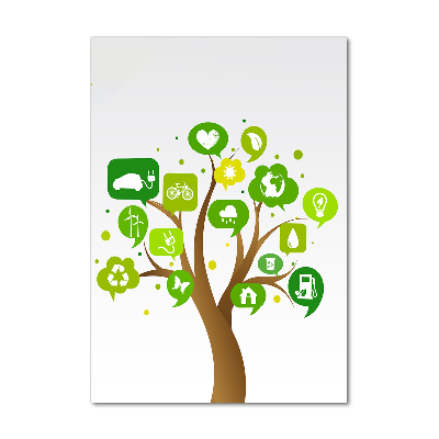 Staand plexiglas foto Ecologische boom