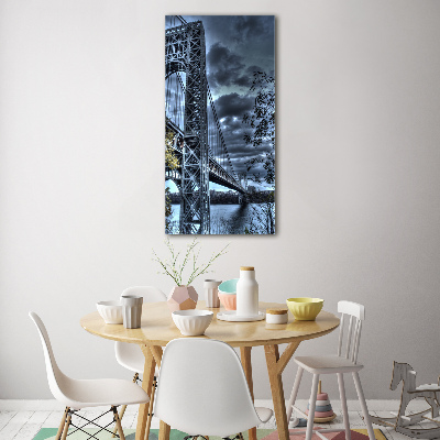 Staand plexiglas foto New York Bridge