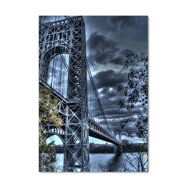 Staand plexiglas foto New York Bridge