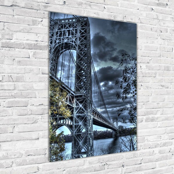Staand plexiglas foto New York Bridge