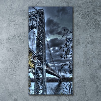 Staand plexiglas foto New York Bridge