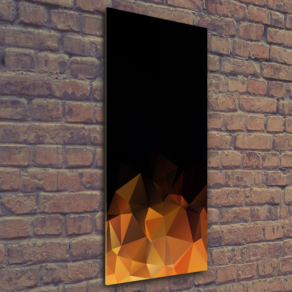 Staand foto in plexiglas Abstracte driehoeken