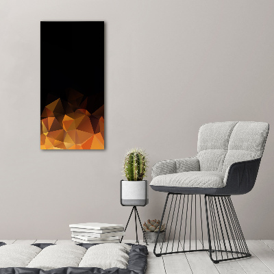 Staand foto in plexiglas Abstracte driehoeken