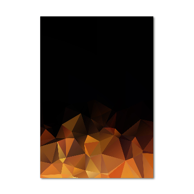 Staand foto in plexiglas Abstracte driehoeken