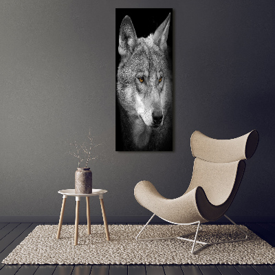 Staand foto plexiglas Portret van een wolf