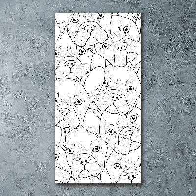 Staand foto op plexiglas Franse bulldogs