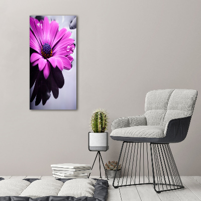 Staand foto plexiglas Roze gerbera