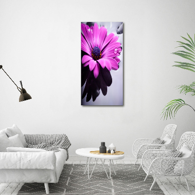 Staand foto plexiglas Roze gerbera